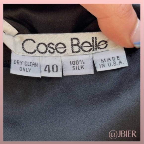 Cose Belle Silk Pencil Skirt - Picture 5 of 5